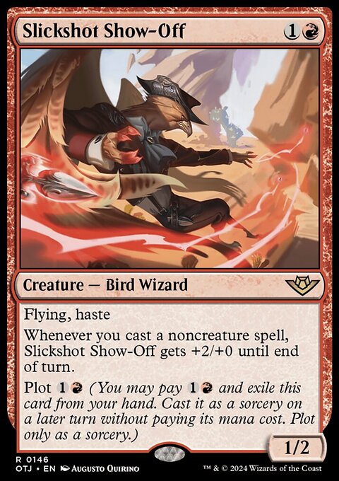 Slickshot Show-Off, Outlaws of Thunder Junction #146, Magic: The Gathering card