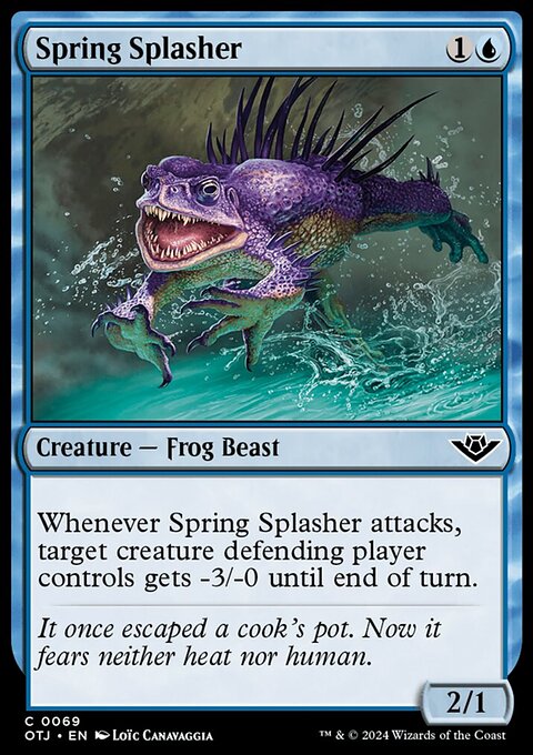 Spring Splasher, Outlaws of Thunder Junction #69, Magic: The Gathering card