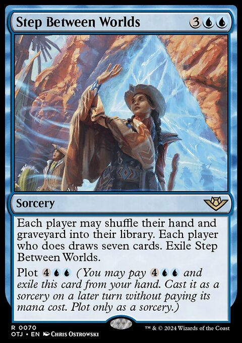 Step Between Worlds, Outlaws of Thunder Junction #70, Magic: The Gathering card