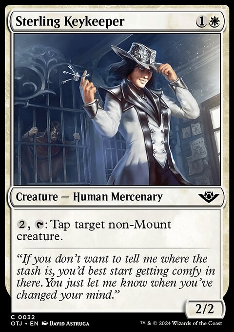 Sterling Keykeeper, Outlaws of Thunder Junction #32, Magic: The Gathering card