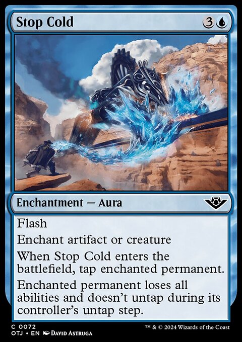 Stop Cold, Outlaws of Thunder Junction #72, Magic: The Gathering card