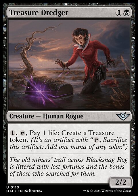 Treasure Dredger, Outlaws of Thunder Junction #110, Magic: The Gathering card