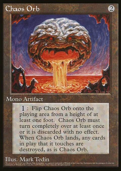 Chaos Orb, Oversized 90's Promos #1, Magic: The Gathering card