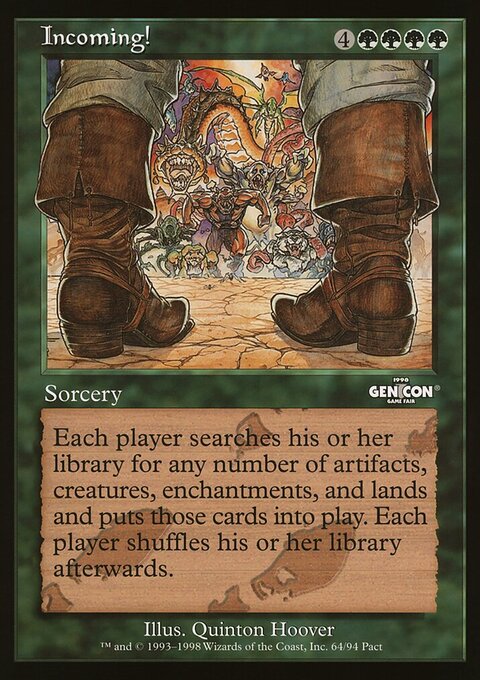 Incoming!, Oversized 90's Promos #10, Magic: The Gathering card