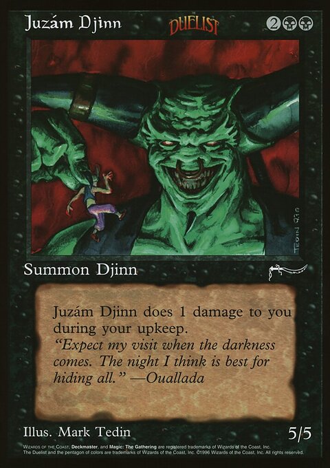 Juzám Djinn, Oversized 90's Promos #3, Magic: The Gathering card