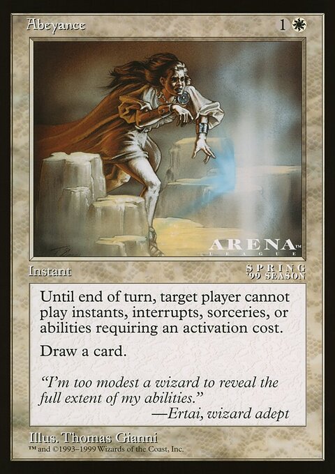 Abeyance, Oversized League Prizes #78, Magic: The Gathering card