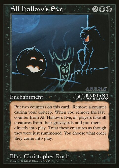 All Hallow's Eve, Oversized League Prizes #42, Magic: The Gathering card