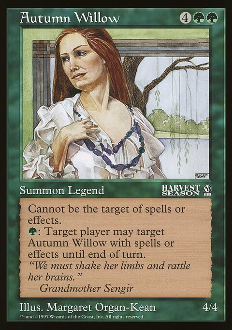Autumn Willow, Oversized League Prizes #20, Magic: The Gathering card