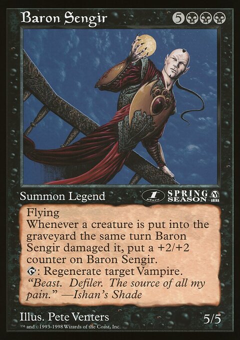 Baron Sengir, Oversized League Prizes #37, Magic: The Gathering card