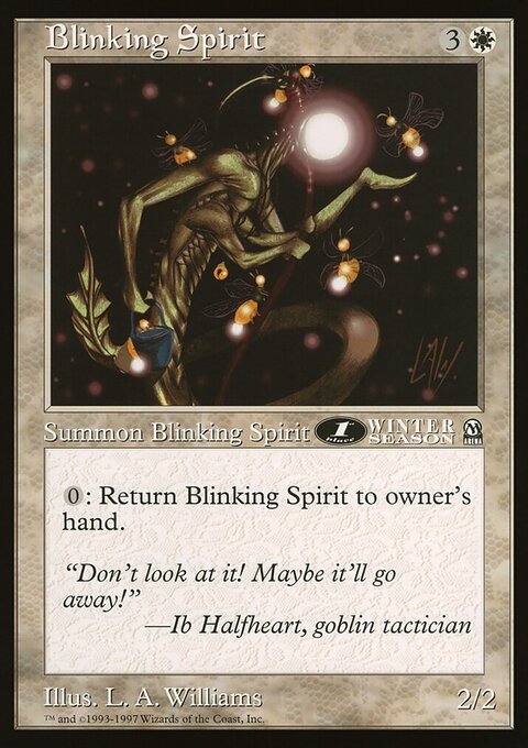Blinking Spirit, Oversized League Prizes #27, Magic: The Gathering card