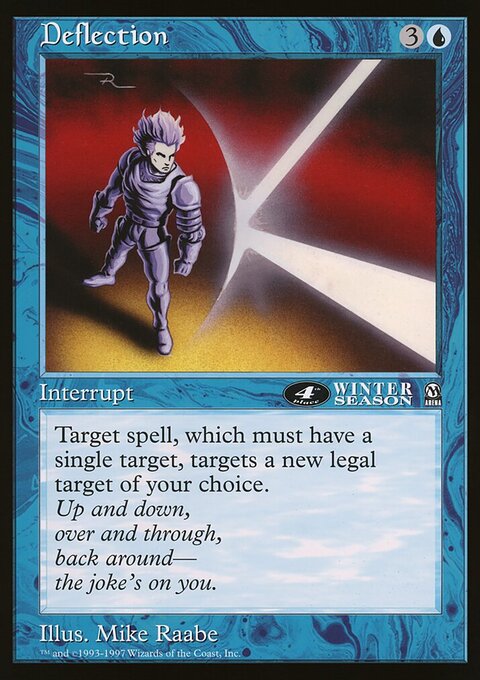Deflection, Oversized League Prizes #30, Magic: The Gathering card