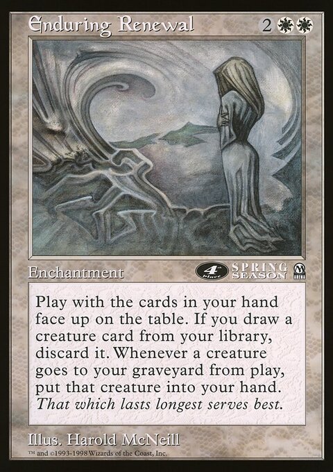 Enduring Renewal, Oversized League Prizes #40, Magic: The Gathering card