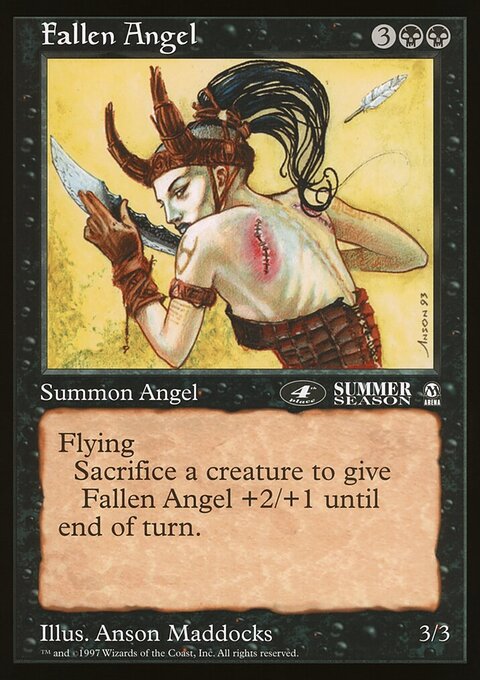 Fallen Angel, Oversized League Prizes #14, Magic: The Gathering card