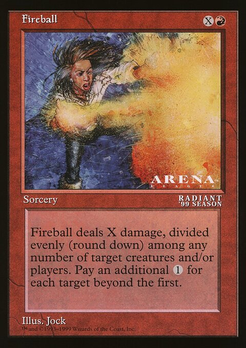 Fireball, Oversized League Prizes #83, Magic: The Gathering card
