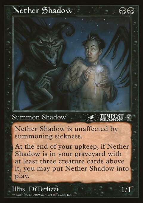 Nether Shadow, Oversized League Prizes #35, Magic: The Gathering card