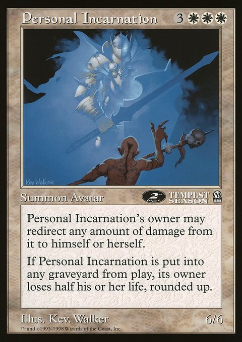 Personal Incarnation, Oversized League Prizes #33, Magic: The Gathering card