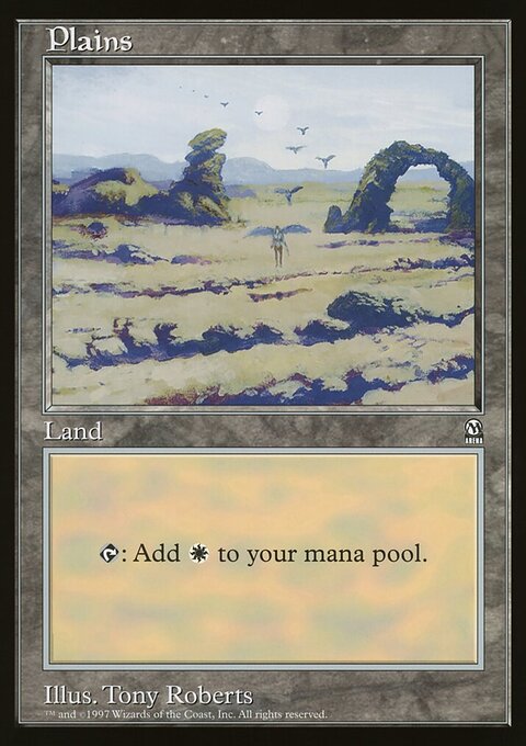 Plains, Oversized League Prizes #1, Magic: The Gathering card