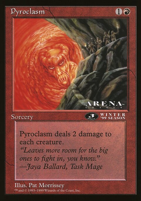 Pyroclasm, Oversized League Prizes #65, Magic: The Gathering card