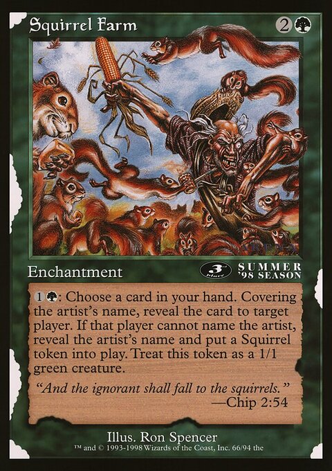 Squirrel Farm, Oversized League Prizes #49, Magic: The Gathering card