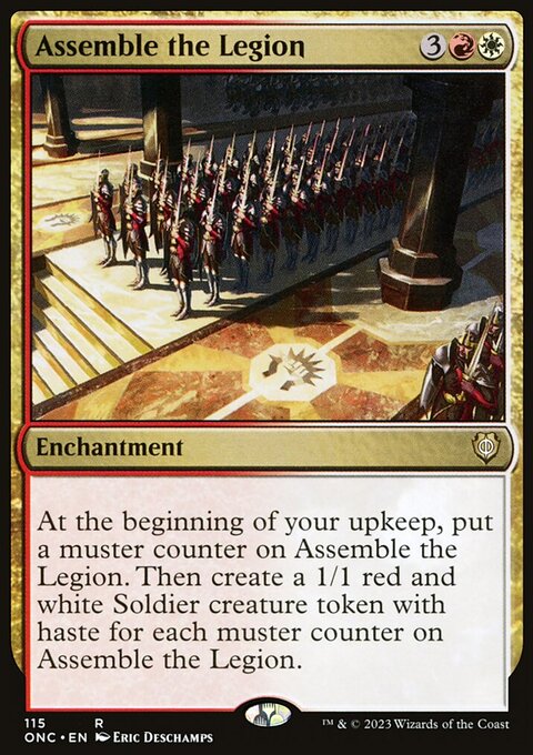 Assemble the Legion, Phyrexia: All Will Be One Commander #115, Magic: The Gathering card
