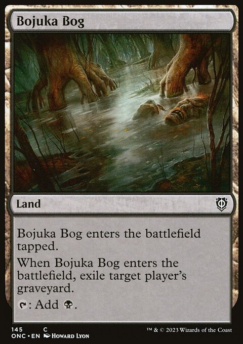 Bojuka Bog, Phyrexia: All Will Be One Commander #145, Magic: The Gathering card