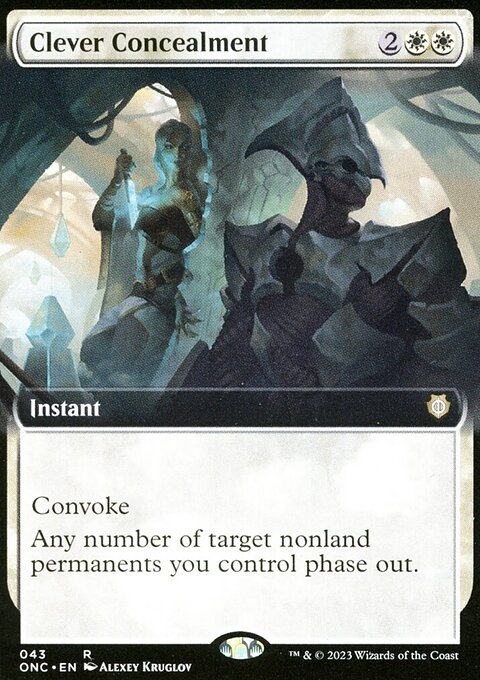 Clever Concealment, Phyrexia: All Will Be One Commander #43, Magic: The Gathering card