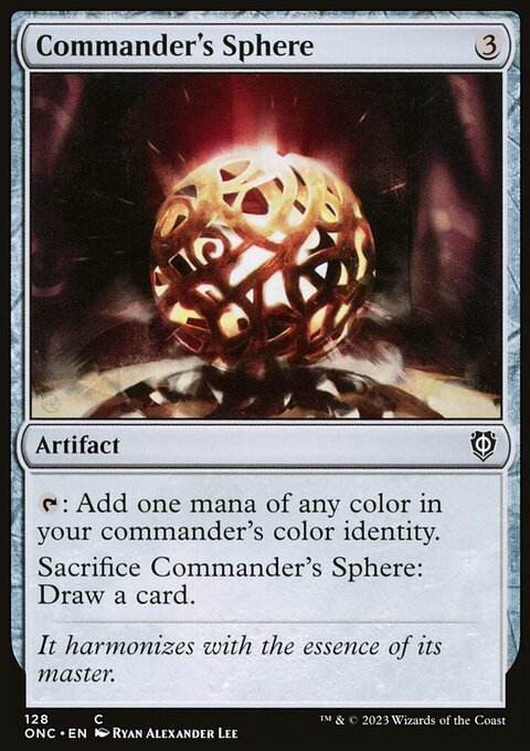 Commander's Sphere, Phyrexia: All Will Be One Commander #128, Magic: The Gathering card