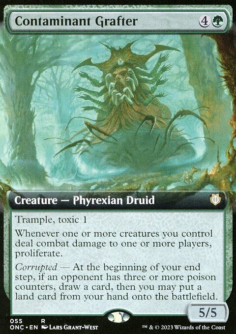 Contaminant Grafter, Phyrexia: All Will Be One Commander #55, Magic: The Gathering card