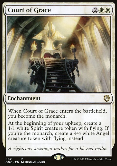 Court of Grace, Phyrexia: All Will Be One Commander #62, Magic: The Gathering card