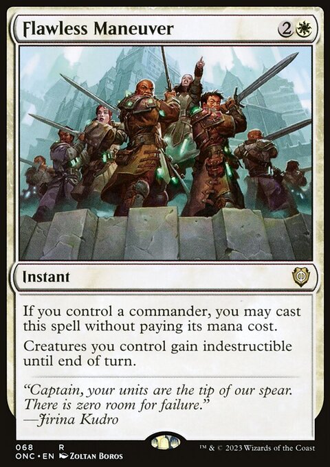 Flawless Maneuver, Phyrexia: All Will Be One Commander #68, Magic: The Gathering card