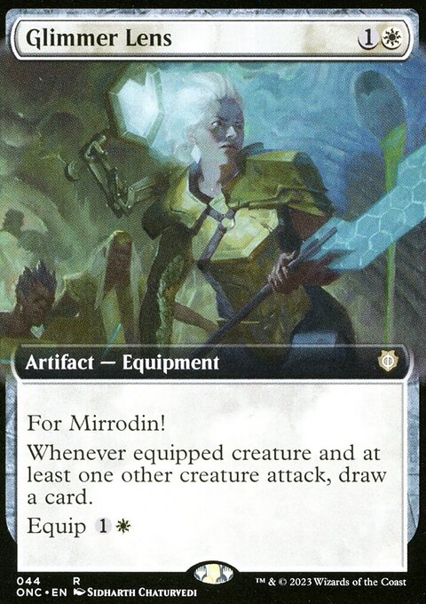 Glimmer Lens, Phyrexia: All Will Be One Commander #44, Magic: The Gathering card