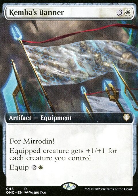 Kemba's Banner, Phyrexia: All Will Be One Commander #45, Magic: The Gathering card