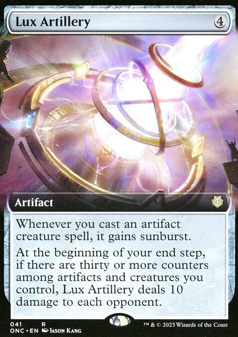 Lux Artillery, Phyrexia: All Will Be One Commander #41, Magic: The Gathering card