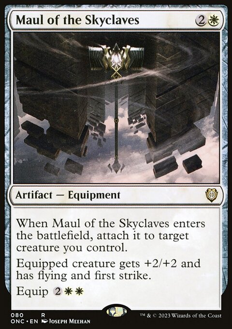 Maul of the Skyclaves, Phyrexia: All Will Be One Commander #80, Magic: The Gathering card