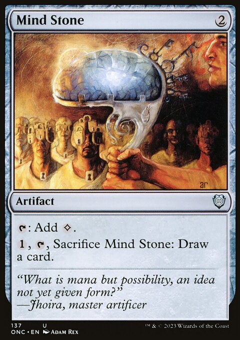 Mind Stone, Phyrexia: All Will Be One Commander #137, Magic: The Gathering card