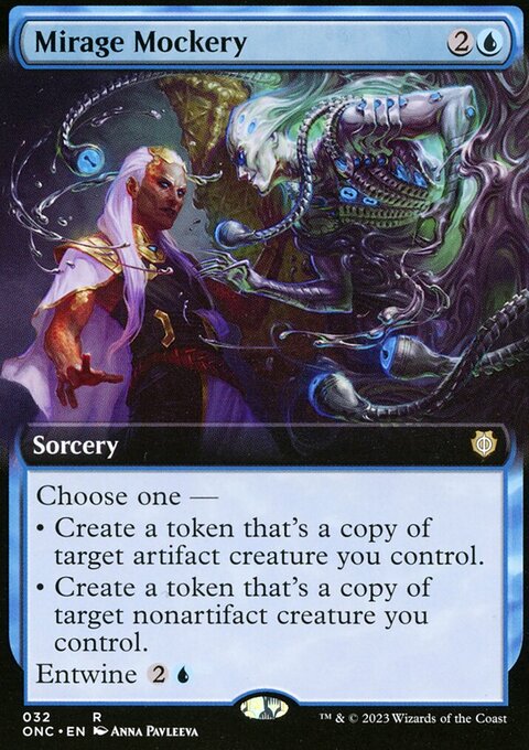 Mirage Mockery, Phyrexia: All Will Be One Commander #32, Magic: The Gathering card