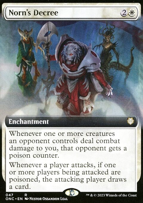 Norn's Decree, Phyrexia: All Will Be One Commander #47, Magic: The Gathering card