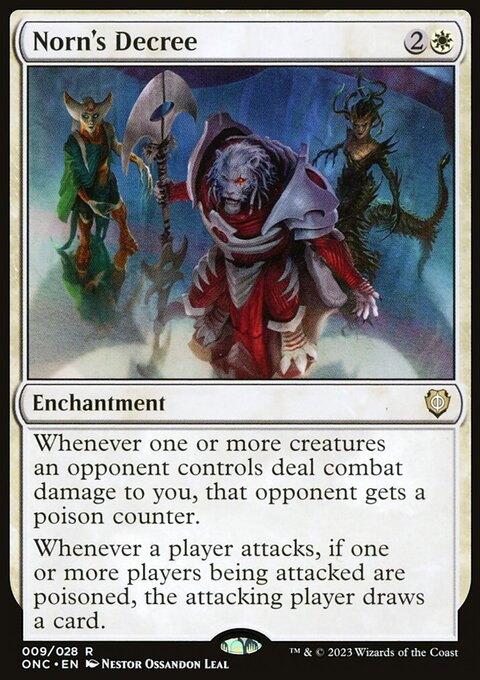 Norn's Decree, Phyrexia: All Will Be One Commander #9, Magic: The Gathering card