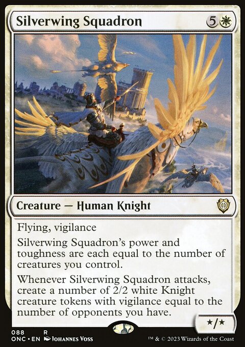 Silverwing Squadron, Phyrexia: All Will Be One Commander #88, Magic: The Gathering card