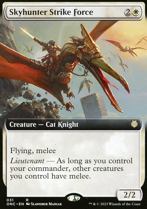Skyhunter Strike Force, Phyrexia: All Will Be One Commander #31, Magic: The Gathering card