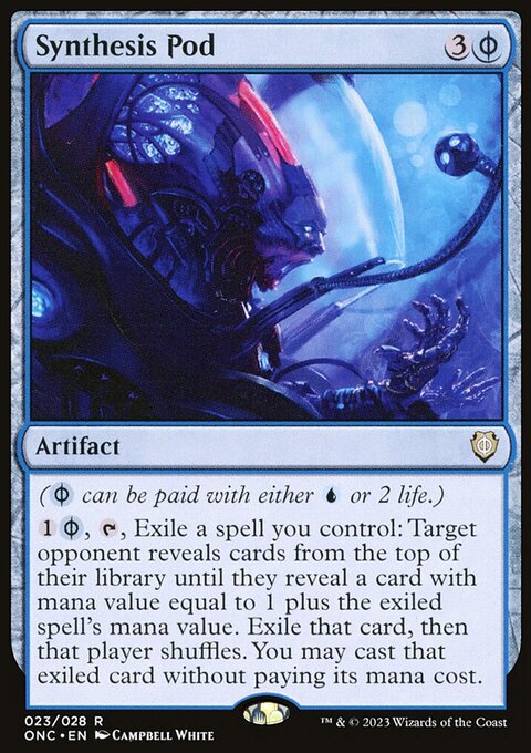 Synthesis Pod, Phyrexia: All Will Be One Commander #23, Magic: The Gathering card