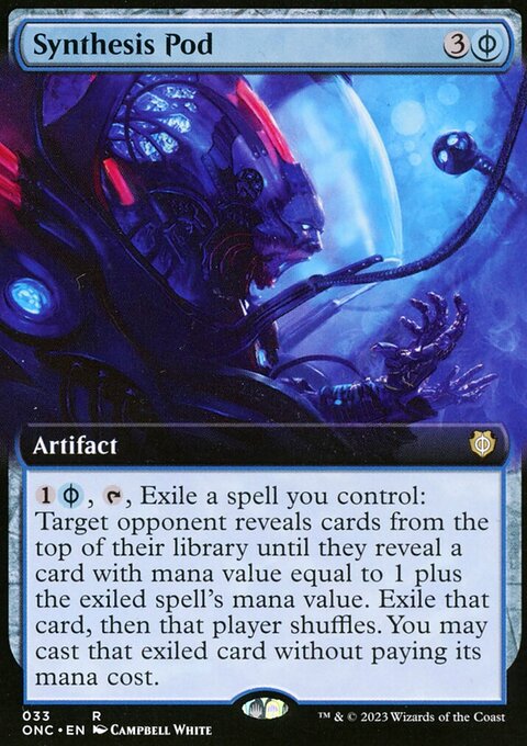 Synthesis Pod, Phyrexia: All Will Be One Commander #33, Magic: The Gathering card