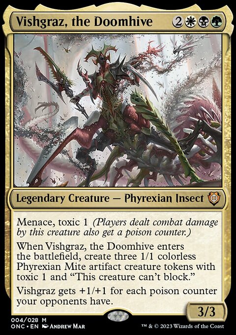 Vishgraz, the Doomhive, Phyrexia: All Will Be One Commander #4, Magic: The Gathering card