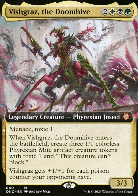 Vishgraz, the Doomhive, Phyrexia: All Will Be One Commander #40, Magic: The Gathering card