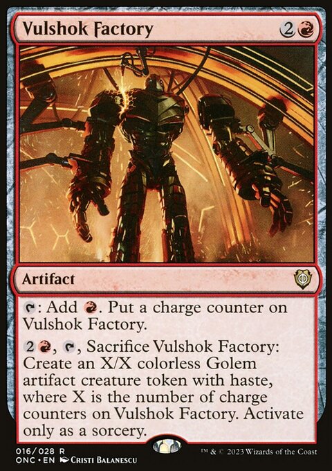 Vulshok Factory, Phyrexia: All Will Be One Commander #16, Magic: The Gathering card