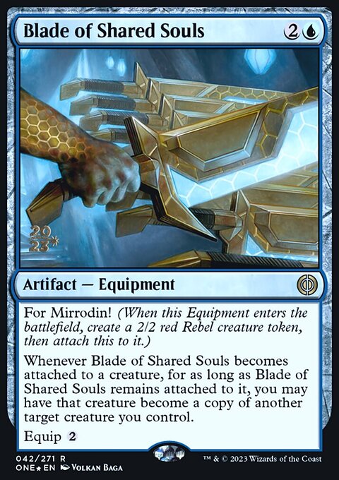 Blade of Shared Souls, Phyrexia: All Will Be One Promos #42s, Magic: The Gathering card