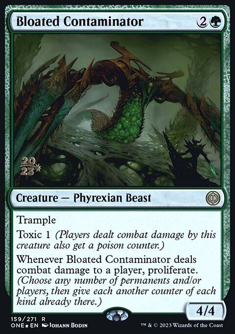 Bloated Contaminator, Phyrexia: All Will Be One Promos #159s, Magic: The Gathering card