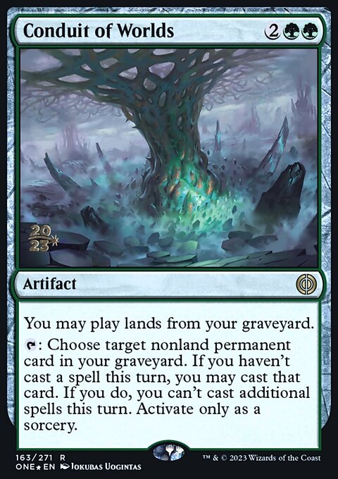 Conduit of Worlds, Phyrexia: All Will Be One Promos #163s, Magic: The Gathering card
