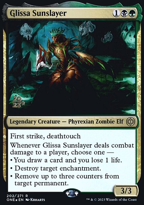 Glissa Sunslayer, Phyrexia: All Will Be One Promos #202s, Magic: The Gathering card