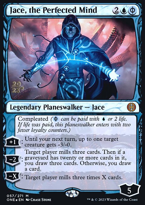 Jace, the Perfected Mind, Phyrexia: All Will Be One Promos #57s, Magic: The Gathering card